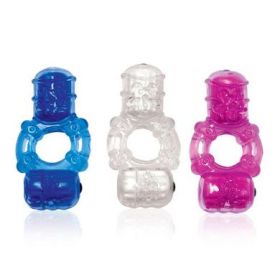 The Big O 2 Vibrating Couples Ring Assorted Colors
