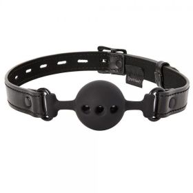 Sportsheets Saffron Breathable Ball Gag Black O/S (SKU: TCN-SS480-03)